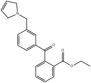 2-CARBOETHOXY-3'-(3-PYRROLINOMETHYL) BENZOPHENONE price.