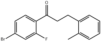 4'-BROMO-2'-FLUORO-3-(2-METHYLPHENYL)PROPIOPHENONE price.