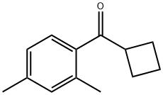 CYCLOBUTYL 2,4-DIMETHYLPHENYL KETONE Struktur