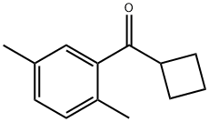 CYCLOBUTYL 2,5-DIMETHYLPHENYL KETONE Struktur