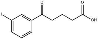 5-(3-IODOPHENYL)-5-OXOVALERIC ACID Struktur