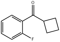 2-FLUOROPHENYL CYCLOBUTYL KETONE Struktur