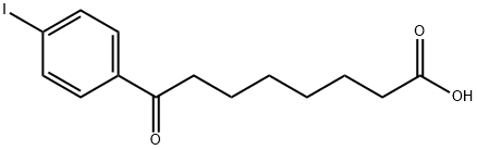 8-(4-IODOPHENYL)-8-OCTANOIC ACID Struktur