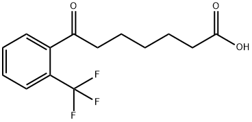 7-OXO-7-(2-TRIFLUOROMETHYLPHENYL)HEPTANOIC ACID price.