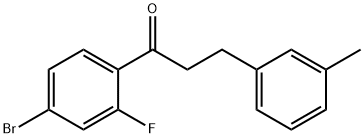 4'-BROMO-2'-FLUORO-3-(3-METHYLPHENYL)PROPIOPHENONE price.