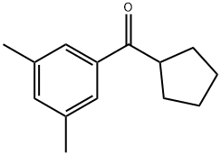 CYCLOPENTYL 3,5-DIMETHYLPHENYL KETONE Struktur