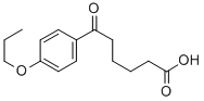 6-OXO-6-(4-N-PROPOXYPHENYL)HEXANOIC ACID Struktur