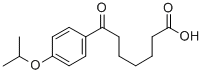 7-OXO-7-(4-ISOPROPOXYPHENYL)HEPTANOIC ACID Struktur