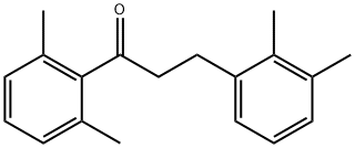 2',6'-DIMETHYL-3-(2,3-DIMETHYLPHENYL)PROPIOPHENONE Struktur