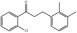 2'-CHLORO-3-(2,3-DIMETHYLPHENYL)PROPIOPHENONE Struktur