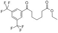 ETHYL 7-(3,5-DITRIFLUOROMETHYLPHENYL)-7-OXOHEPTANOATE Struktur