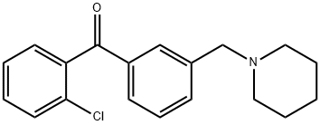 2-CHLORO-3'-PIPERIDINOMETHYL BENZOPHENONE price.