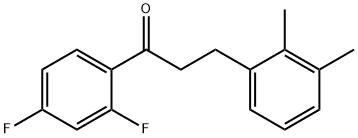 2',4'-DIFLUORO-3-(2,3-DIMETHYLPHENYL)PROPIOPHENONE price.