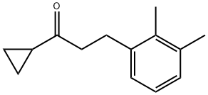 CYCLOPROPYL 2-(2,3-DIMETHYLPHENYL)ETHYL KETONE Struktur