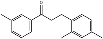 3-(2,4-DIMETHYLPHENYL)-3'-METHYLPROPIOPHENONE Struktur