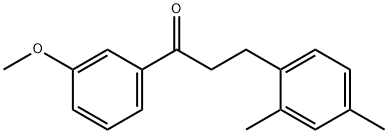 3-(2,4-DIMETHYLPHENYL)-3'-METHOXYPROPIOPHENONE Struktur