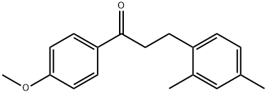 3-(2,4-DIMETHYLPHENYL)-4'-METHOXYPROPIOPHENONE Struktur