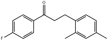 3-(2,4-DIMETHYLPHENYL)-4'-FLUOROPROPIOPHENONE price.