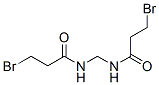 3-bromo-N-[(3-bromopropanoylamino)methyl]propanamide Struktur