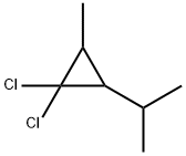 Propane, 2-(2,2-dichloro-3-methylcyclopropyl)- (7CI) Struktur