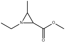 2-Aziridinecarboxylicacid,1-ethyl-3-methyl-,methylester(7CI) Struktur