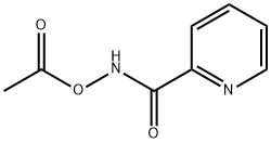 Hydroxylamine, O-acetyl-N-picolinoyl- Struktur