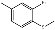 3-BroMo-4-(Methylthio)toluene Struktur