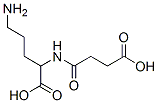 5-amino-2-(3-carboxypropanoylamino)pentanoic acid Struktur