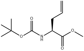 (S)-Methyl-2-Boc-AMino-4-pentenoic acid Struktur