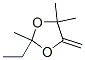 1,3-Dioxolane,  2-ethyl-2,4,4-trimethyl-5-methylene- Struktur