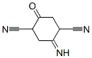 1,4-Cyclohexanedicarbonitrile,  2-imino-5-oxo- Struktur