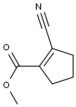 1-Cyclopentene-1-carboxylicacid,2-cyano-,methylester(7CI,9CI) Struktur