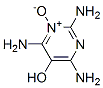 5-Pyrimidinol,  2,4,6-triamino-,  1-oxide Struktur