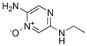 2,5-Pyrazinediamine,  N-ethyl-,  4-oxide  (9CI) Struktur