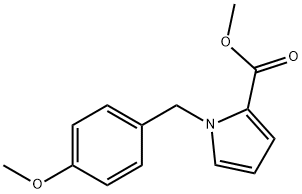 Methyl 1-[(4-Methoxyphenyl)Methyl]pyrrole-2-carboxylate Struktur