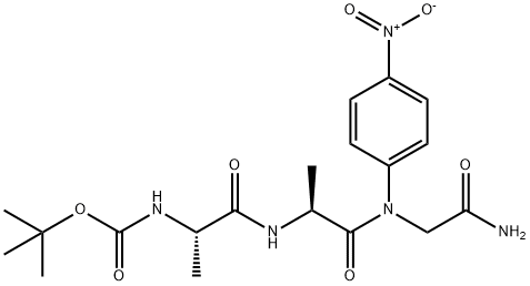 BOC-ALA-ALA-GLY-PNA Struktur