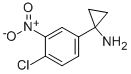 Cyclopropanamine, 1-(4-chloro-3-nitrophenyl)- Struktur