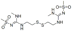 N',N'''-dimesyl-N,N''-dimethyl-5,6-dithia-2,9-diazadecanediamidine Struktur