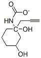 1,3-Cyclohexanediol,1-(2-propynyl)-,1-carbamate,trans-(9CI) Struktur