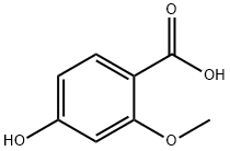 4-HYDROXY-2-METHOXY-BENZOIC ACID Struktur