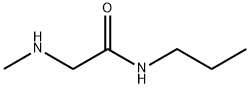 2-(methylamino)-N-propylacetamide Struktur