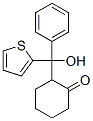 Cyclohexanone,  2-(hydroxyphenyl-2-thienylmethyl)- Struktur