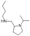 BUTYL[(1-ISOPROPYLPYRROLIDIN-2-YL)METHYL]AMINE Struktur