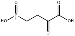 4-(Hydroxyphosphinyl)-2-oxobutanoic acid Struktur