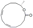 [6Z,9Z,14S,(+)]-14-Methyloxacyclotetradeca-6,9-diene-2-one Struktur