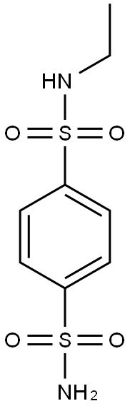 N-ethylbenzene-1,4-disulfonamide Struktur