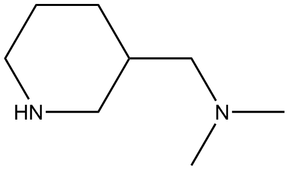 N,N-DIMETHYL-3-PIPERIDINEMETHANAMINE Struktur