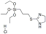 4,5-dihydro-2-[[3-(triethoxysilyl)propyl]thio]-1H-imidazole monohydrochloride Struktur