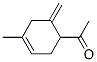 Ethanone, 1-(4-methyl-6-methylene-3-cyclohexen-1-yl)- (9CI) Struktur