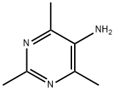 5-Pyrimidinamine, 2,4,6-trimethyl- (9CI) Struktur